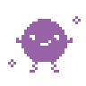 pixel circle creature